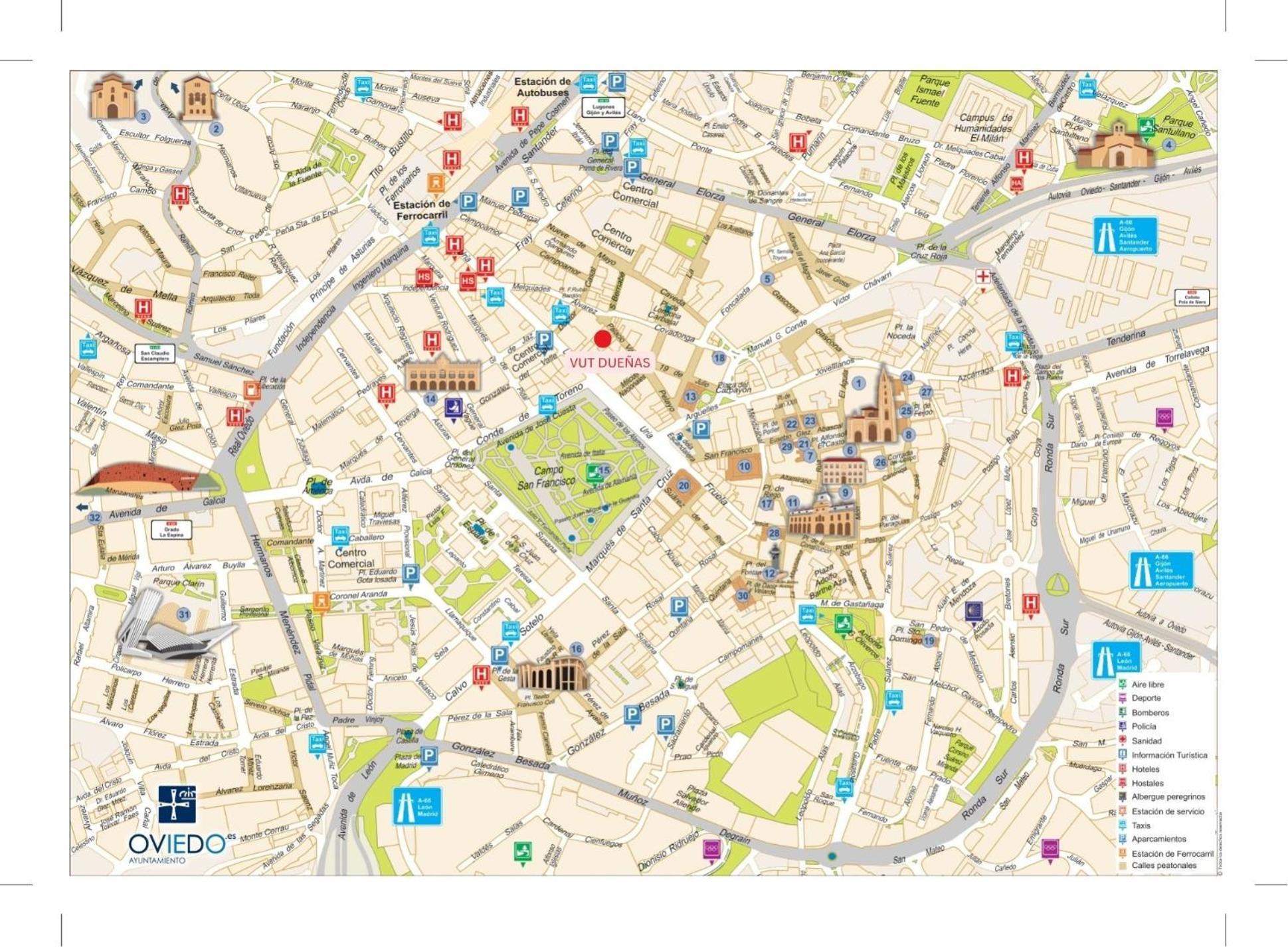 Duenas Apartman Oviedo Kültér fotó